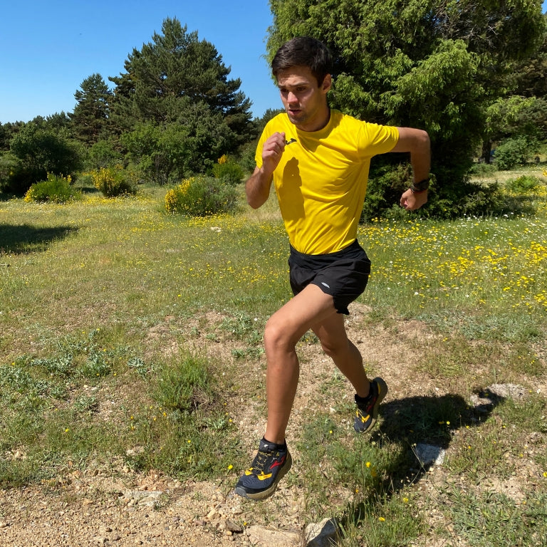 T-SHIRT MANCHES COURTES RECORD II JAUNE 102227.900