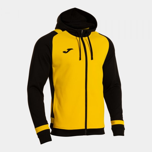 VESTE À CAPUCHE LIDER NOIR jaune 104300.901